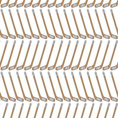 Ряды с деревянными клюшками