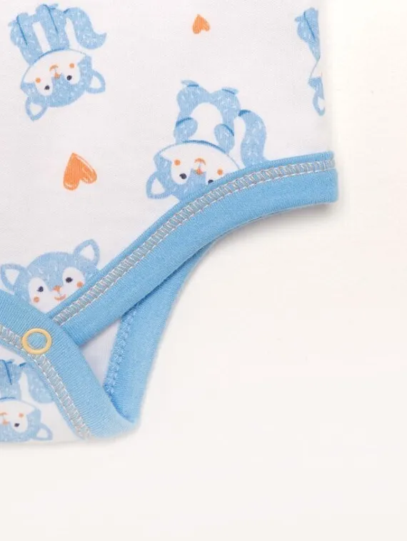 Боди «Розовый котик» детское, цвет белый, рост 56 см