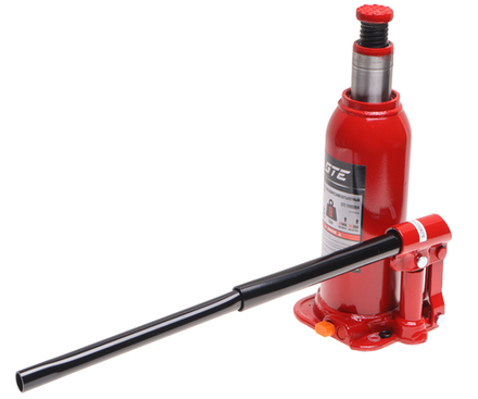 Домкрат бутылочный 8т 222-447мм GTE