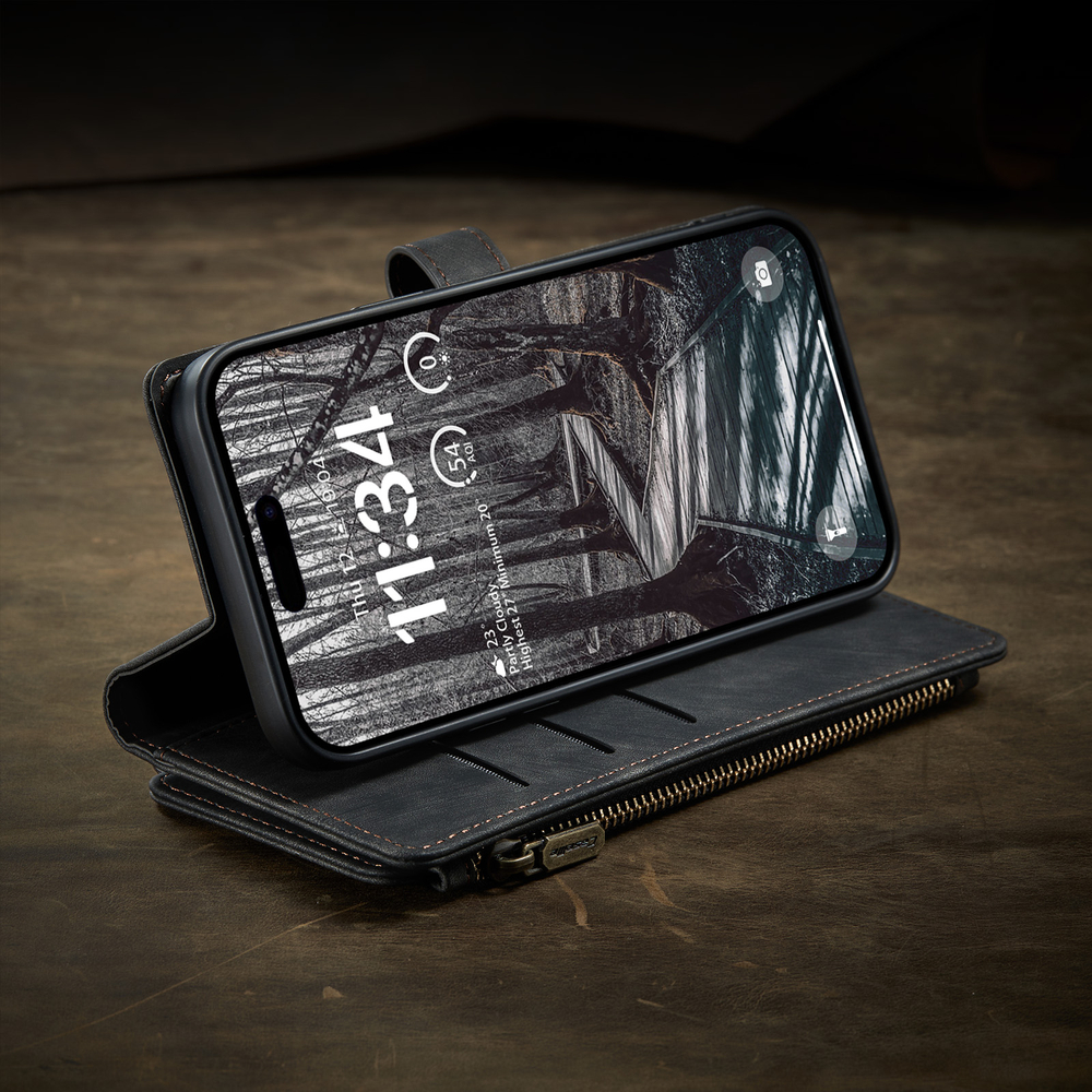 Многофункциональный чехол-кошелек CaseMe 3 in 1 Matte Wallet для iPhone 17 Pro Max