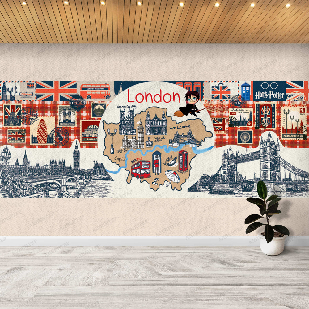 Фотообои для кабинета иностранного языка Лондон 023