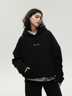 Drawstring Hoodie Black