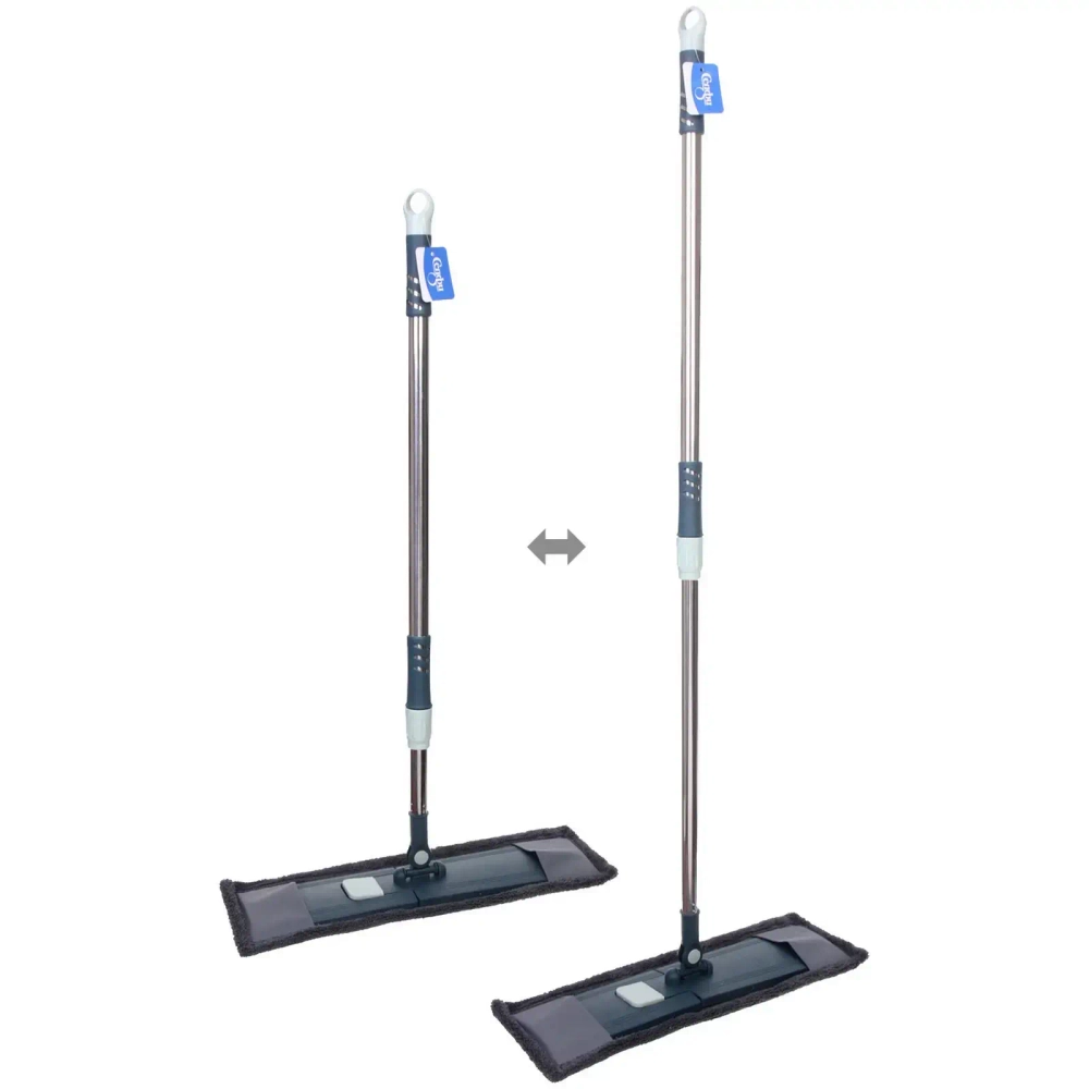 Швабра Селфи с насадкой из микрофибры, насадка 130гр Gray