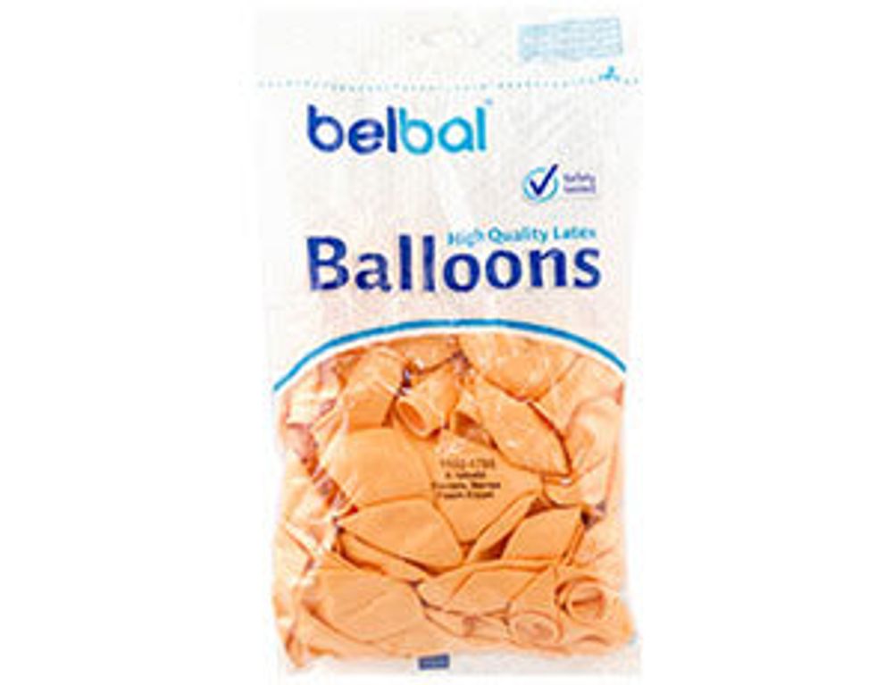 Шар (14"/36 см) Пастель Экстра Peach Cream 453 50 шт.