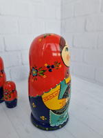 Матрешка "с курочкой" традиция 5мест