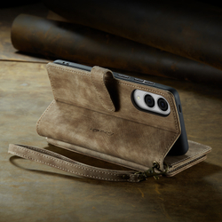 Многофункциональный чехол-кошелек CaseMe 3 in 1 Matte Wallet для Samsung Galaxy S25 Edge