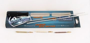 Набор для чистки ShotTime кал.4,5мм., металл.шомпол + 3 ерша