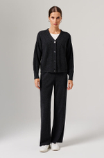 1908 Кардиган женский (темно-серый меланж )