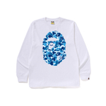 A Bathing Ape Abc Camo Big Ape Head L S Tee