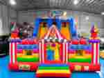 Коммерческий надувной батут «Парк развлечений» 10*6*6 м