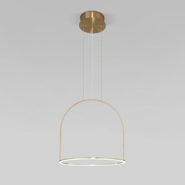 Подвесной светодиодный светильник Eurosvet Over 90322/1 латунь