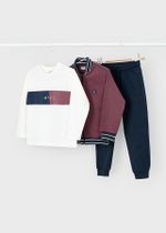 толстовка с лонгсливом и брюками