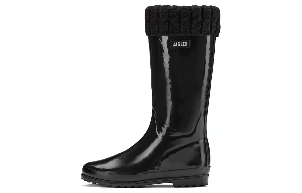 AIGLE Eliosa Winter Waterproof Rain Boots Women"s Black