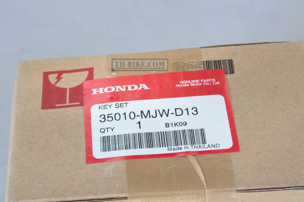 35010-MJW-D10, 35010-MJW-D12, 35010-MJW-D13. KEY SET. Honda CB500F, CBR500R