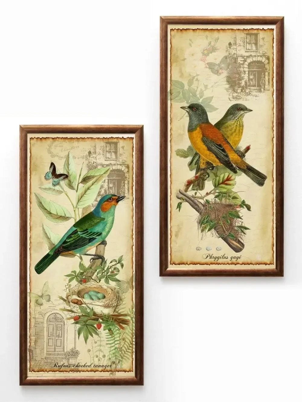 Картина на стену интерьерная 2 шт 42*20 см