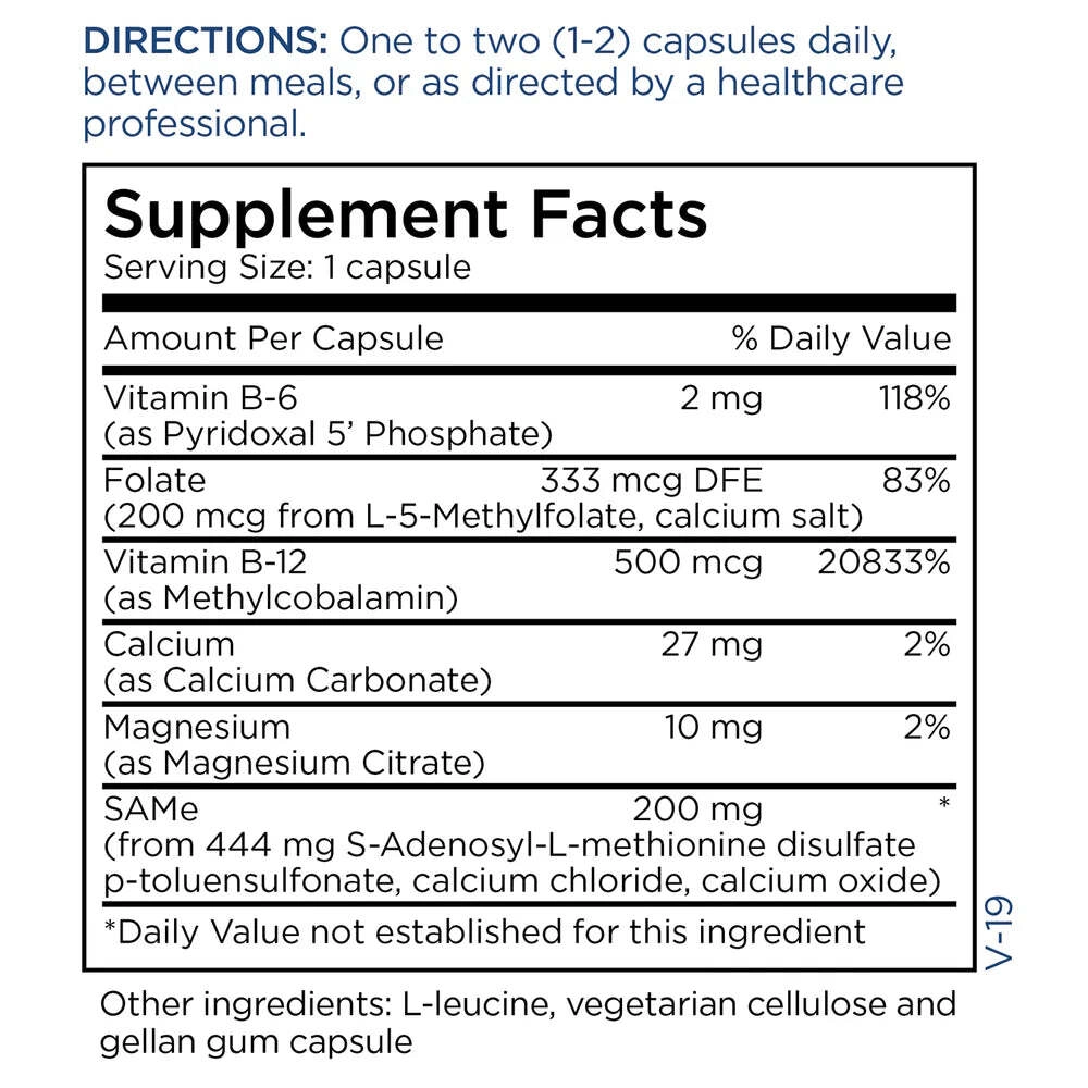 Metabolic Maintenance® SAMe + Cofactors 200 mg