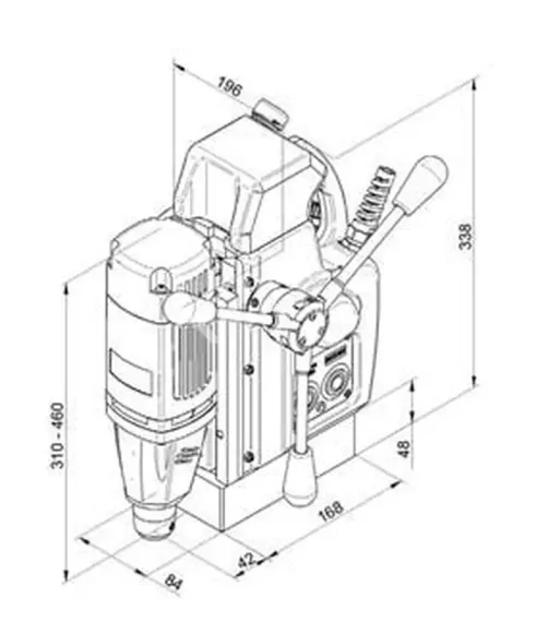 Магнитный сверлильный станок BDS AutoMAB 350