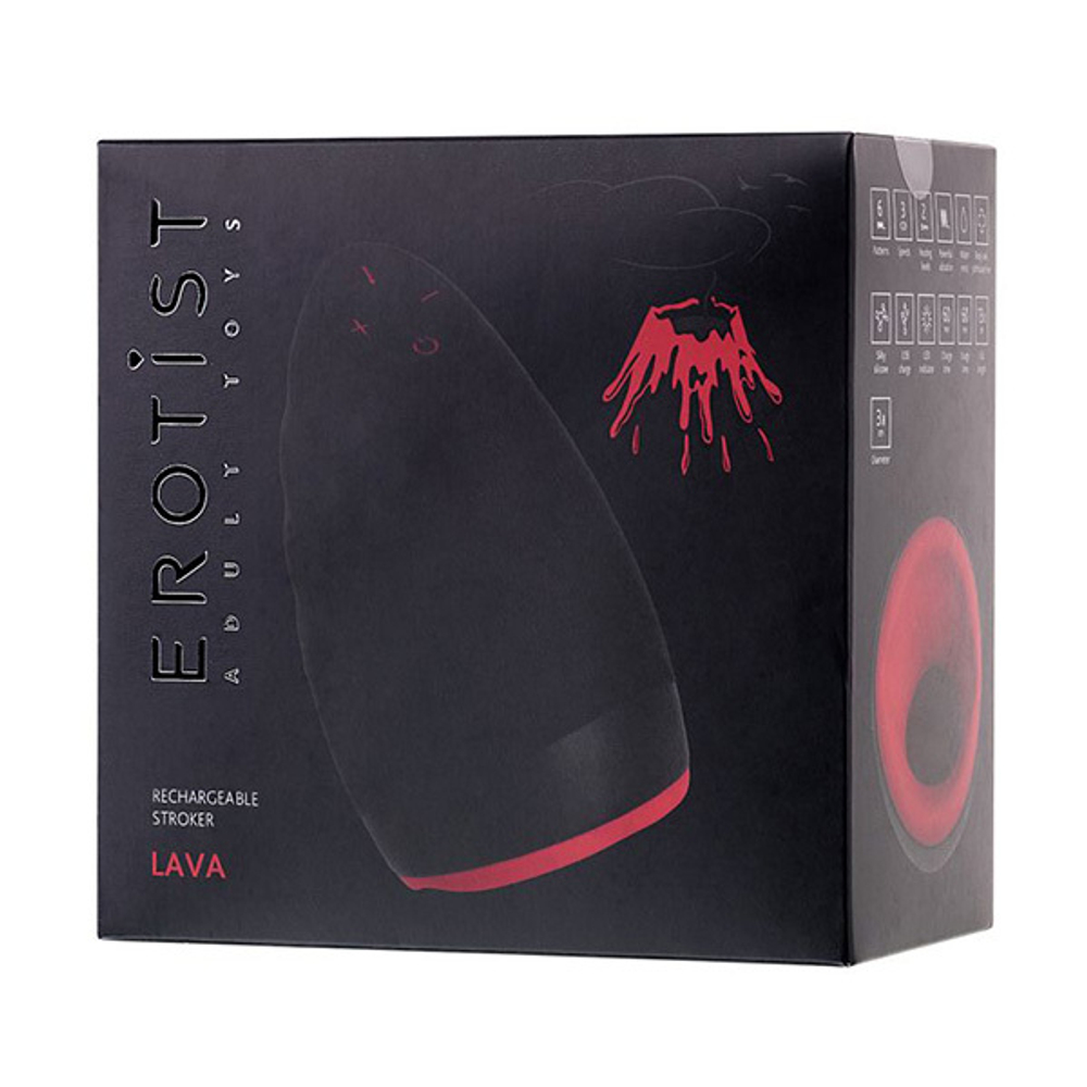 Мастурбатор 13см Erotist Toys Lava