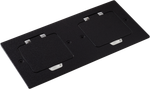 Лючок Surface 4 мод. (2 мод. 45х45 мм.),  антрацит,  IP44