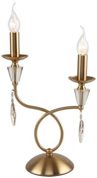 Светильник настольный 2*Е14 1053/05/02T бронза Grace Stilfort