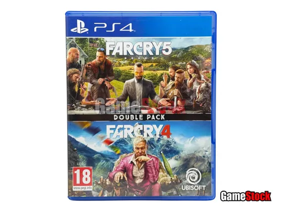PS4 Far Cry 4 + Far Cry 5 Double Pack (Б/У, Русская/Английская версия, CUSA-00462/CUSA-05847)