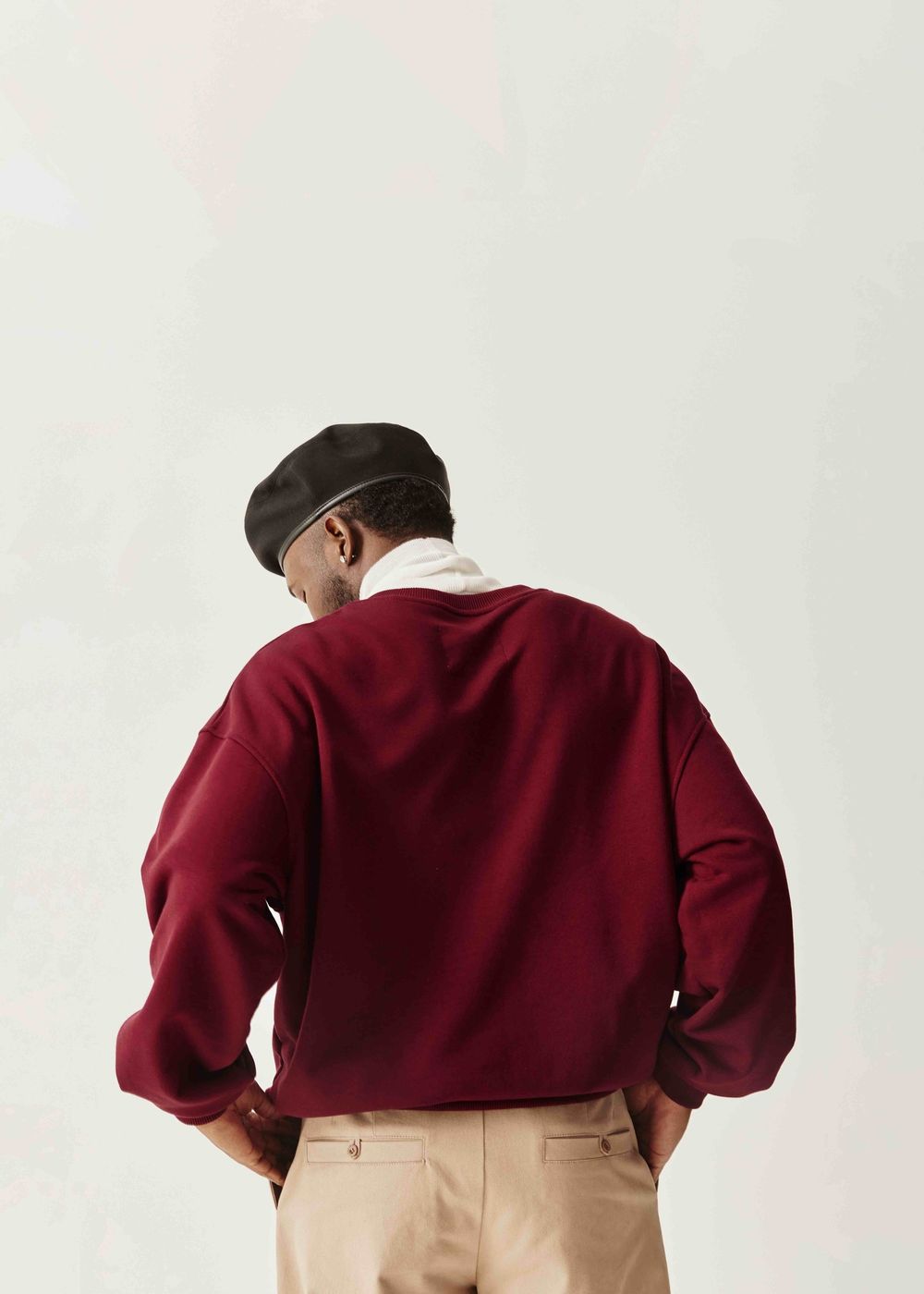 Толстовка Called a Garment College вишневая