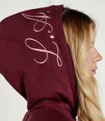 Худи ROSES GUESS - бордовый(W4BQ05 KBY51)