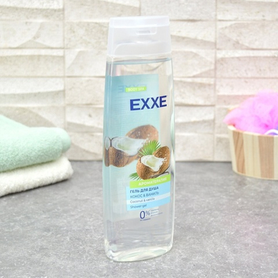Гель для душа "Кокос и ваниль" 400мл EXXE