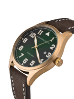 Часы кварцевые Earth new, зеленые