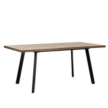 Стол раздвижной Leset Ковен 140 Дуб велингтон/металл черный