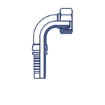 Фитинг DN 08 DKO-L (Г) 18x1.5 12 (90)