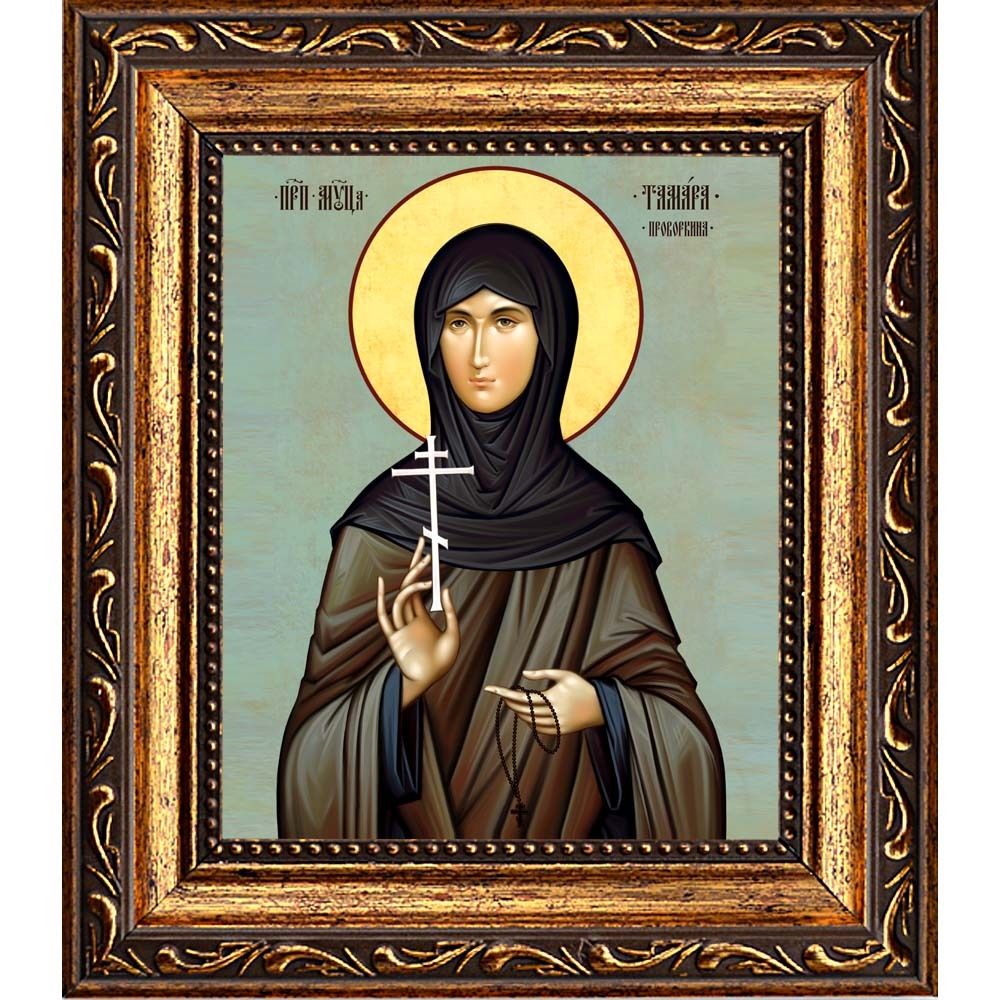 Тамара Проворкина преподобномученица. Икона на холсте.