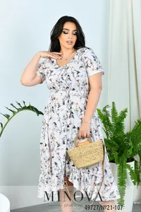 Платье 21-107-молочный Minova