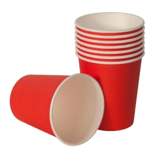 Стакан бум. 350мл d-90мм КРАСНЫЙ.гор.нап.1/50шт