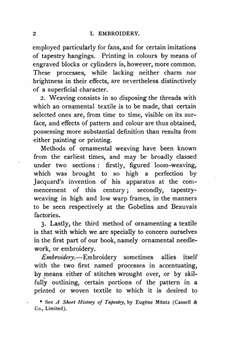 Embroidery and lace. their manufacture and history from the remotest antiquity to the present day | Ernest Lefébure