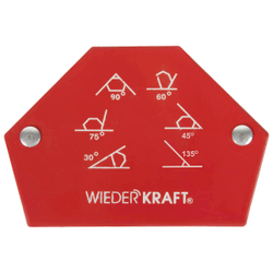 WDK-65025 Сварочный магнит, углы 30°, 45°, 60°, 75°, 90°, 135°, усилие 25 Lbs