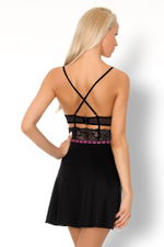 Восхитительная сорочка Collyna (Размер: L-XL) (Цвет: черный)