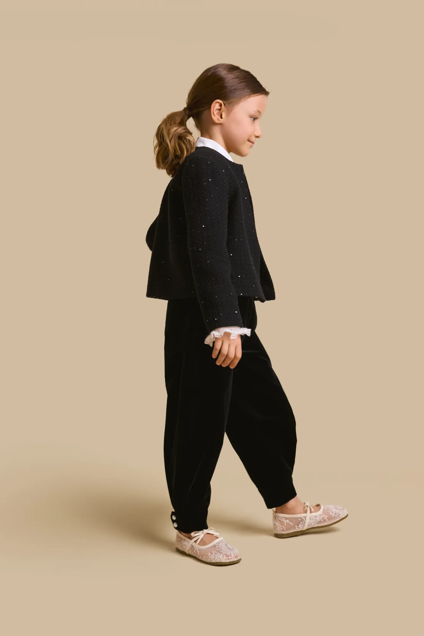 Брюки бананы вечерние из бархата