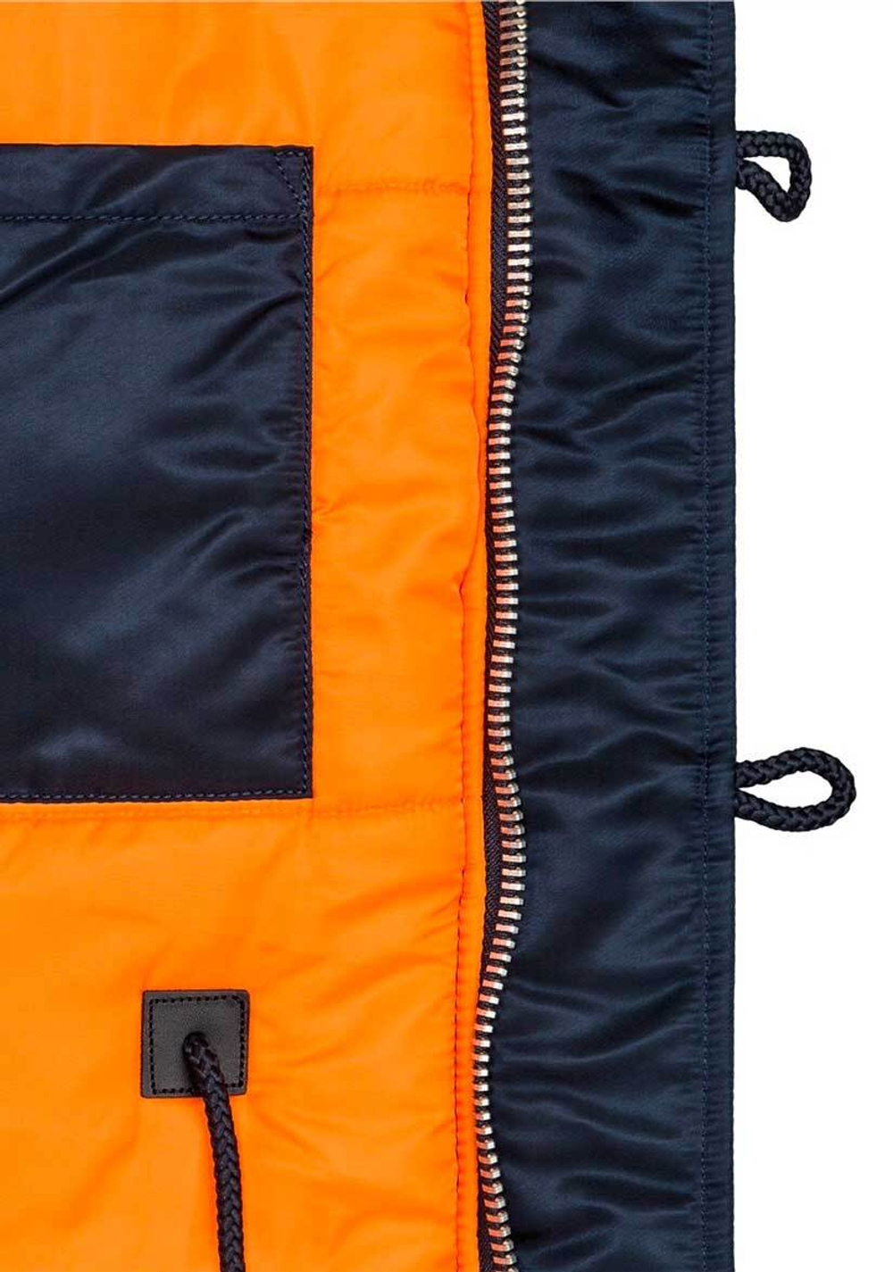 Куртка Аляска Женская - Alpha N-3B W Parka (синий/оранж - r.blue/orange)
