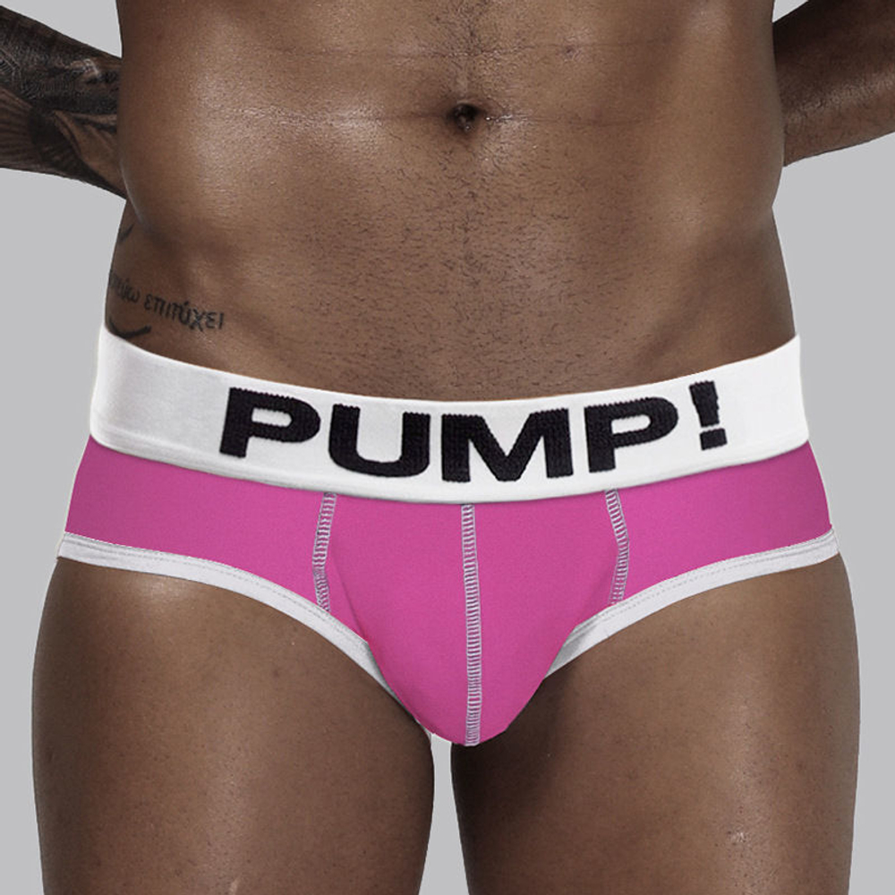 Мужские трусы брифы розовые PUMP! PU013
