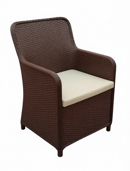 Кресло плетеное с подушками Barcelona