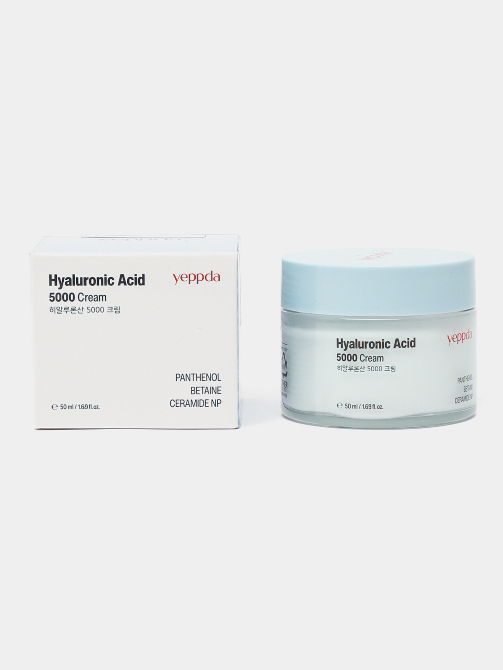 Крем с гиалуроновой кислотой Yeppda Hyaluronic acid 5000 Cream, 50 мл