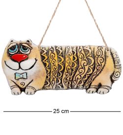 KK-196 Панно «Кот-Удачный» шамот