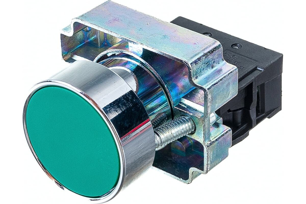 Кнопка управления LAY5-BA31 без подсветки зеленая 1з IEK