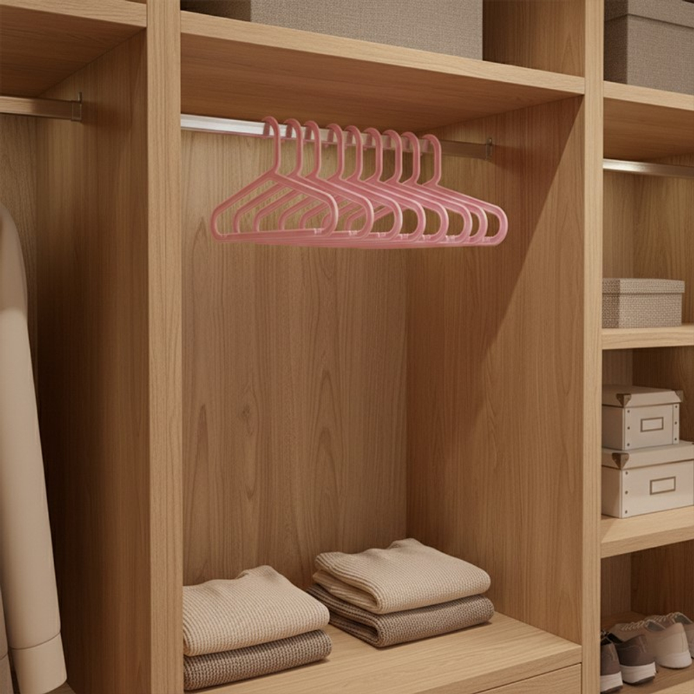 Набор вешалок (плечики) Docksta 8 шт, розовый, полипропилен