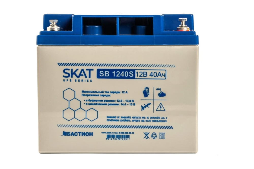 Аккумулятор свинцово-кислотный SKAT SB 1240S