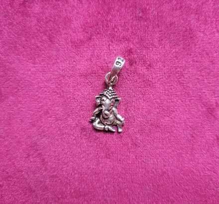 Кулон Ганеша, серебро