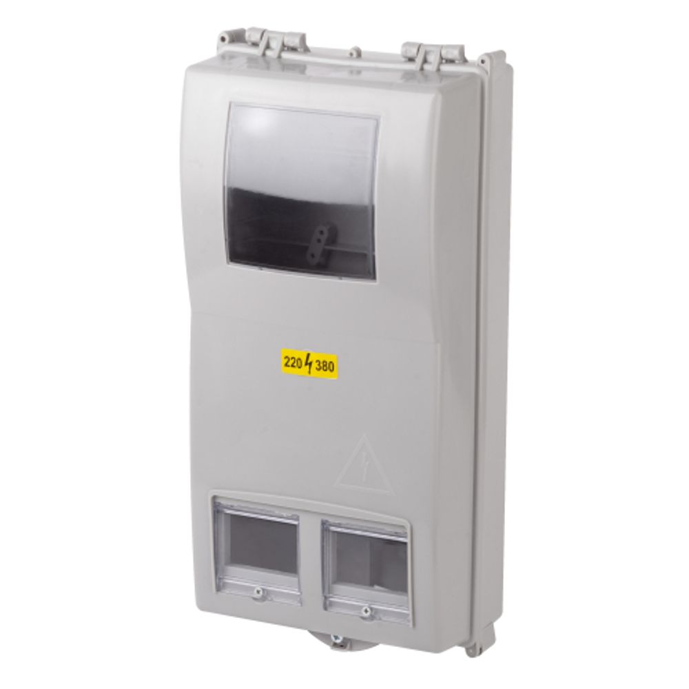 Корпус пластиковый навесной ЭРА ЩУРн-П 3/8 (КДЕ-З) (485х240х140) IP54 серый | Корпуса пластиковые учетно-распределительные