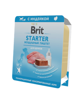 Brit Premium Воздушный паштет для щенков Starter 100гр.