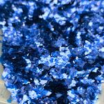 Хлопья Индиго прозрачные для дизайна ногтей, маникюра, бодиарта, макияжа...